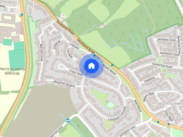 House for rent in South Green, Basildon