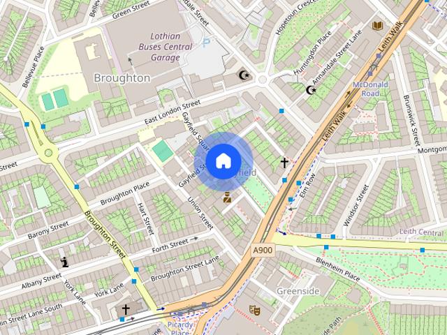 Apartment for rent in Gayfield, Broughton