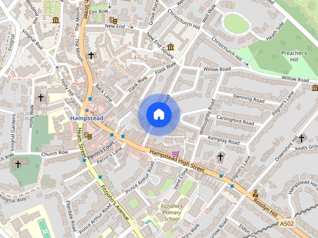 Apartment for rent in Hampstead, Belsize Park