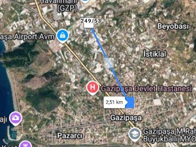 Gazipaşa, Antalya içerisinde satılık Arsa