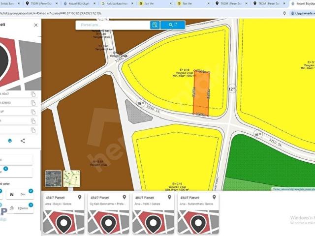 Gebze, Kocaeli içerisinde satılık Arsa