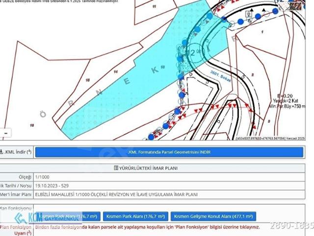 Gebze, Kocaeli içerisinde satılık Arsa