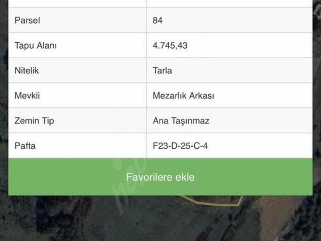 Tepemanayır Mahallesi, Gebze içerisinde satılık Arsa