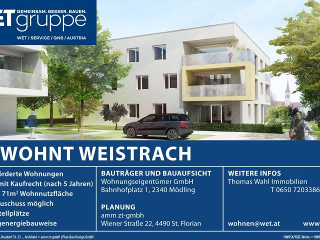 Apartment mieten in Weistrach, Niederösterreich
