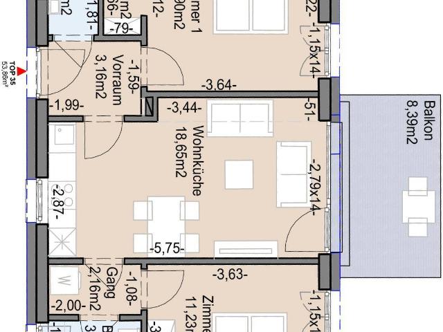 Apartment mieten in Katastralgemeinde Lend, Graz