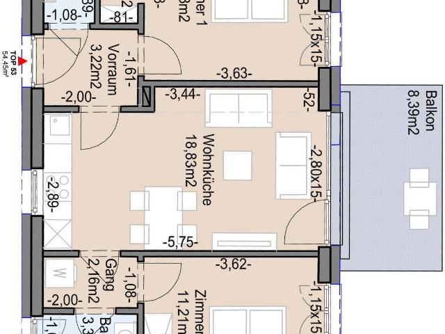 Apartment mieten in Lend, Gersdorf-Feistritz