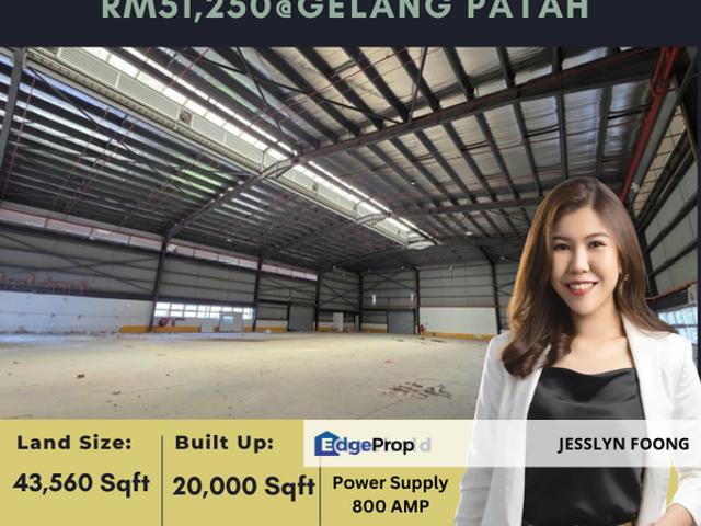 Warehouse for rent in Bukit Ledang, Johor