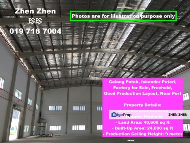 Warehouse for sale in Gelang Patah, Iskandar Puteri