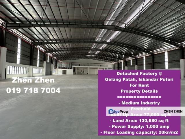 Warehouse for rent in Bukit Ledang, Johor