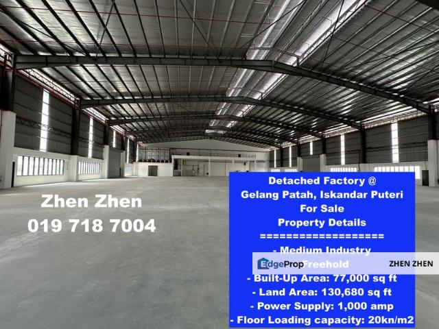 Warehouse for sale in Gelang Patah, Iskandar Puteri