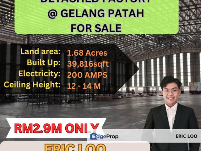 Warehouse for sale in Bukit Ledang, Johor