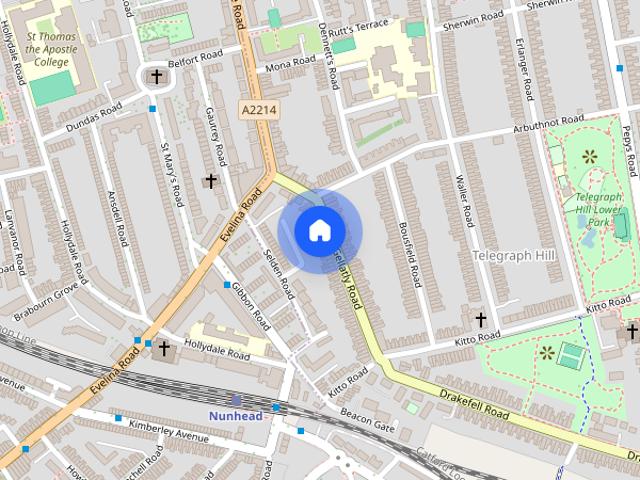 Apartment for rent in Telegraph Hill, Greater London