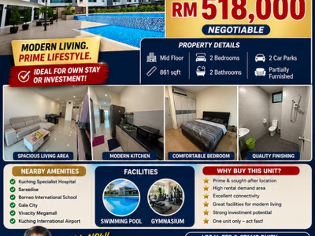 Condominium for sale in Kuching
