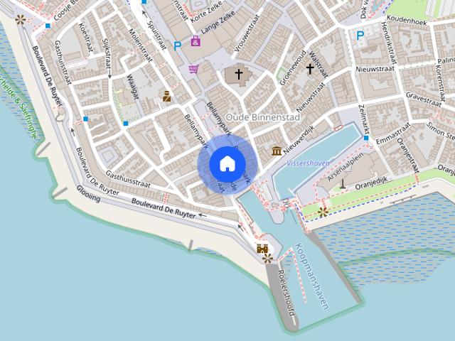 Appartement te huur in Binnenstad, Vlissingen