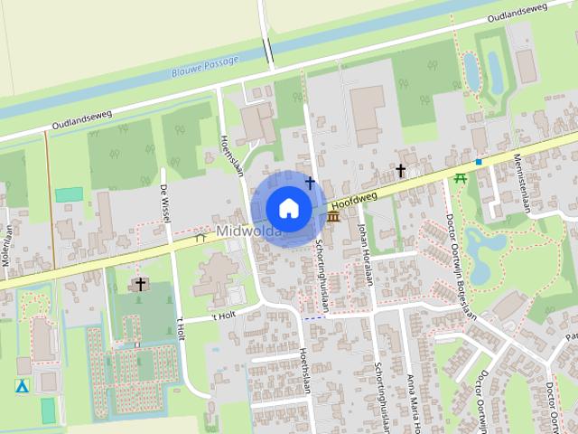 Appartement te huur in Midwolda, Groningen