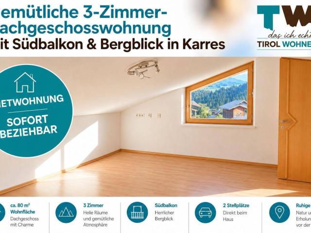 Apartment mieten in Karres, Bezirk Imst