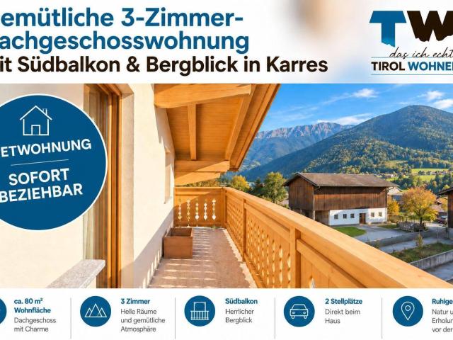Apartment mieten in Karres, Tirol