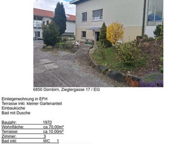 Apartment mieten in Dornbirn, Bezirk Dornbirn