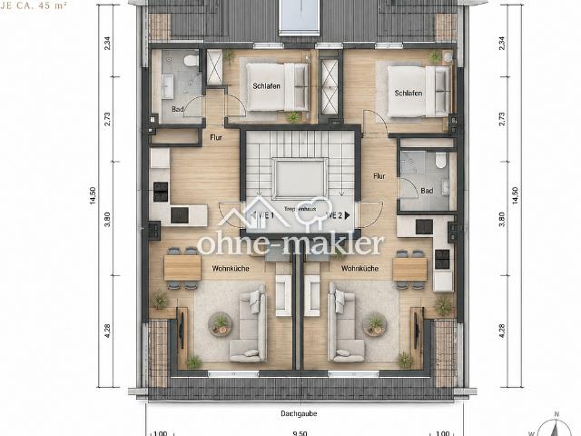 Apartment kaufen in Heerdt, Düsseldorf