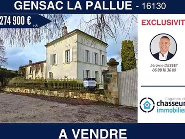 Maison vente à Cognac, Gensac-la-pallue