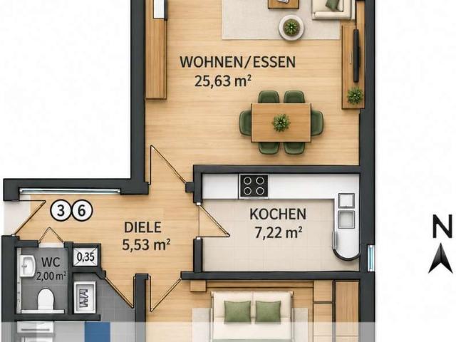 Wohnung kaufen in Laudenbach, Rhein-Neckar-Kreis