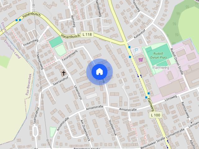 Apartment mieten in Flamweg, Elmshorn