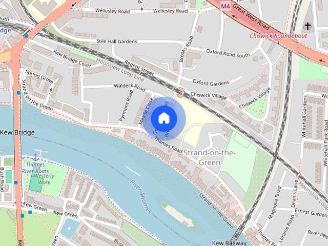 Apartment for rent in Strand-on-the-Green, Greater London