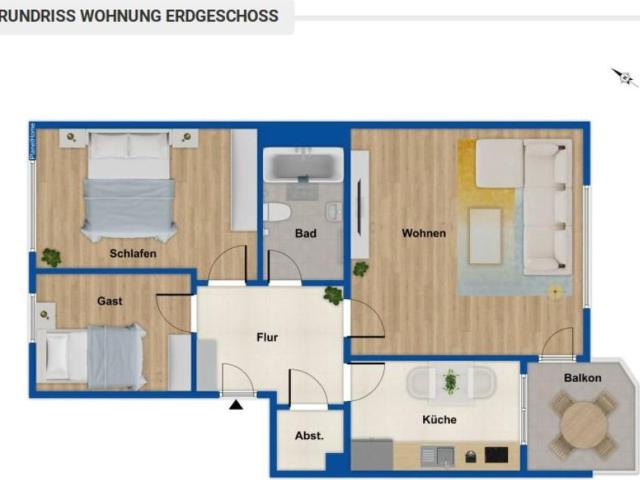 Wohnung mieten in Ladeburg, Bernau