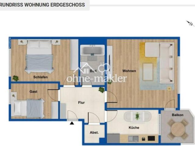 Apartment mieten in Stadtkern, Bernau