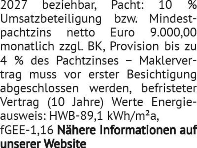 Gewerbe mieten in Meidling, Wien