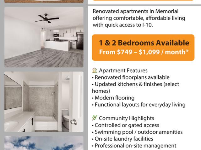 Apartment for rent in Harris, Texas