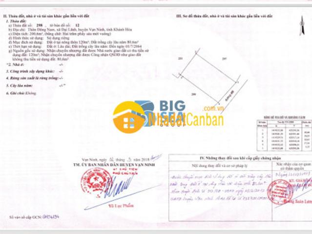 Mặt bằng bán