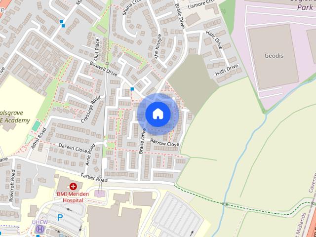 House for rent in Walsgrave On Sowe, West Midlands