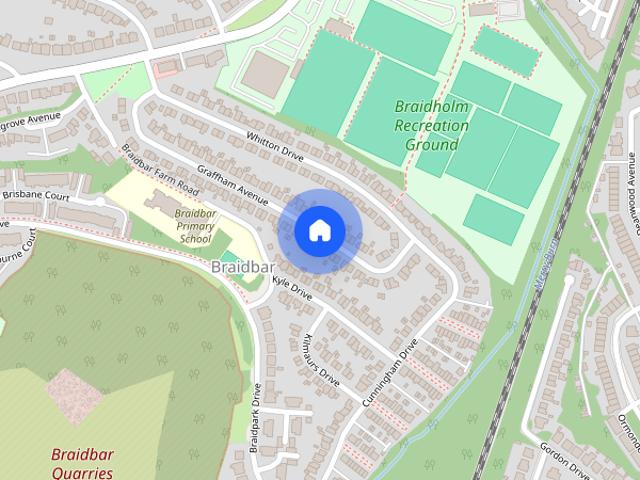 House for rent in Braidbar, Giffnock