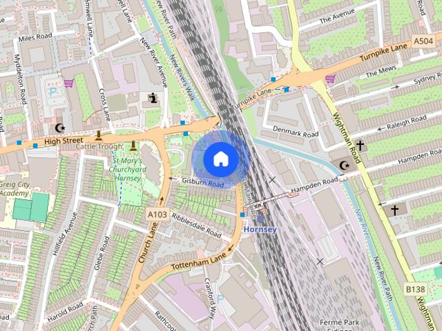 Apartment for rent in Hornsey, Greater London