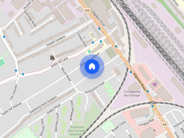 Apartment for rent in Dudden Hill, Greater London