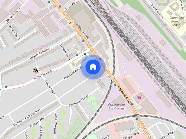 Apartment for rent in Dudden Hill, Greater London