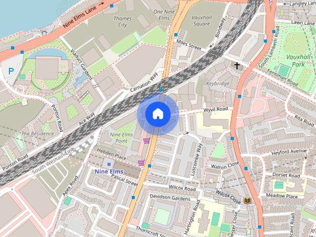 Apartment for rent in Vauxhall, Cat Hill