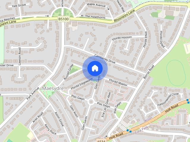 House for rent in Acton, Wrexham