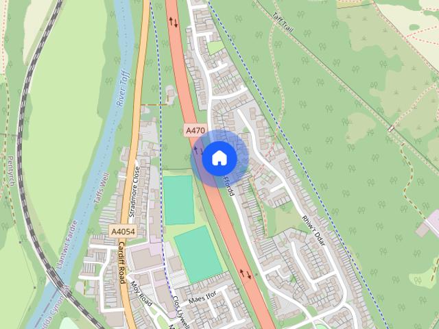 House for rent in Taffs Well, Wales