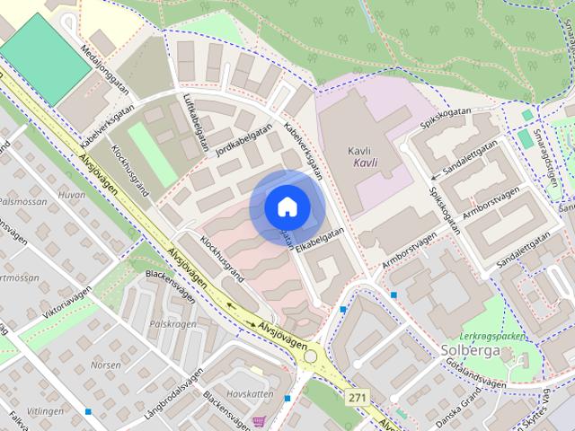 Lägenhet hyra i Älvsjö, Botkyrka