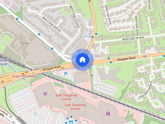 Apartment for rent in Maybury, Scotland
