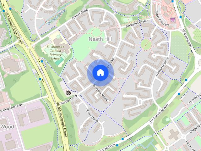 House for rent in Great Linford, Milton Keynes