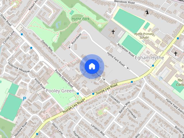House for rent in Pooley Green, Row Town