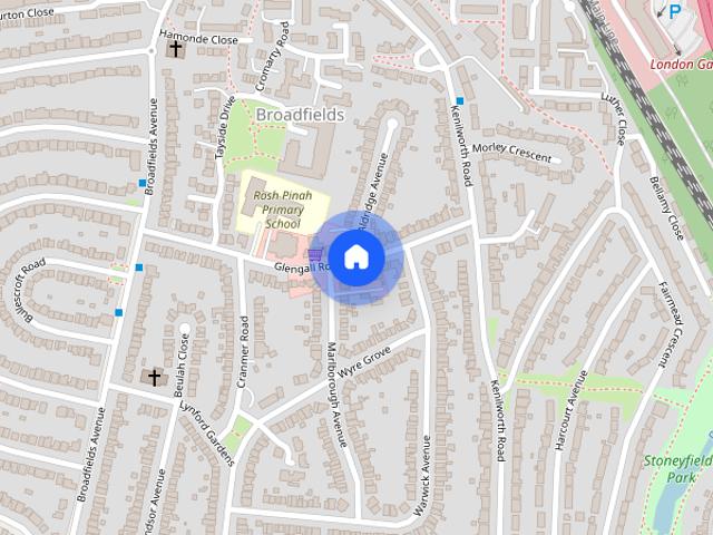 Apartment for rent in Broadfields, Greater London