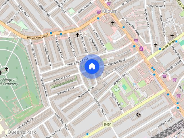 Apartment for rent in Queen's Park, Greater London