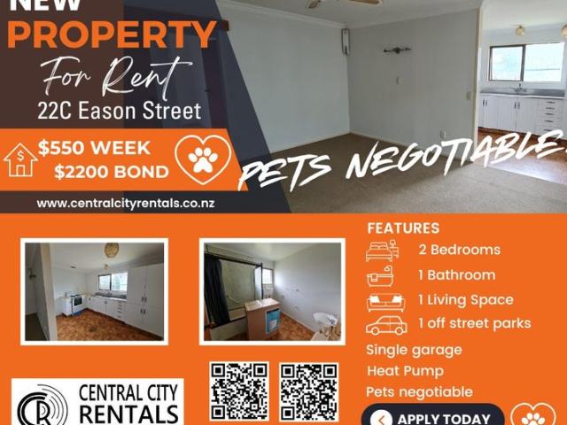 Apartment for rent in Victoria, Rotorua