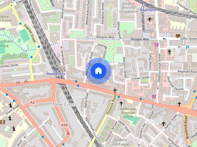 Apartment for rent in London Borough of Lewisham, New Cross