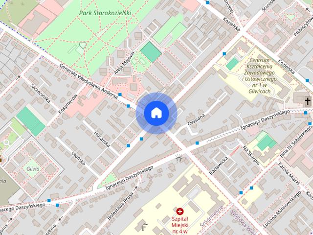 Mieszkanie do wynajęcia w Wojska Polskiego, Gliwice