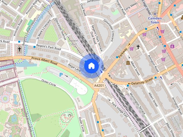 Apartment for rent in Primrose Hill, Greater London